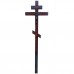 КС-19 Крест сосновый лакированный "Иисус с распятием" без крыши